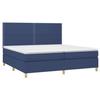 VidaXL Sommier à Lattes de Lit avec Matelas et LED, Lit Rembourré avec Tête de Lit, Lit Double, Lit Adulte de Chambre, 3135387