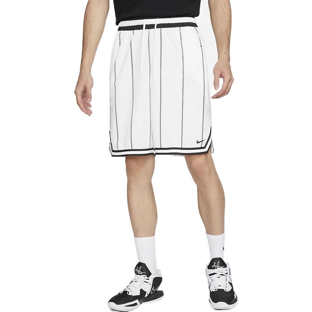 Nike Dri-FIT DNA Solid Stripe Drawstring Logo Print Loose Casual Comfortable Basketball Shorts Men shorts Mountain-White DQ6088-121