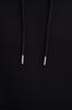 Męska Bluza Oversize Basic z Kapturem - Czarny
