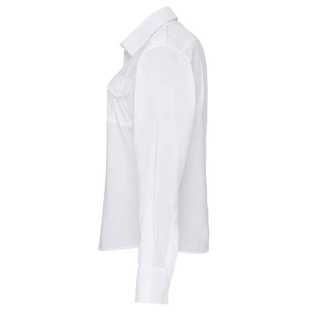 Premier Womens/Ladies Long-Sleeved Pilot Shirt