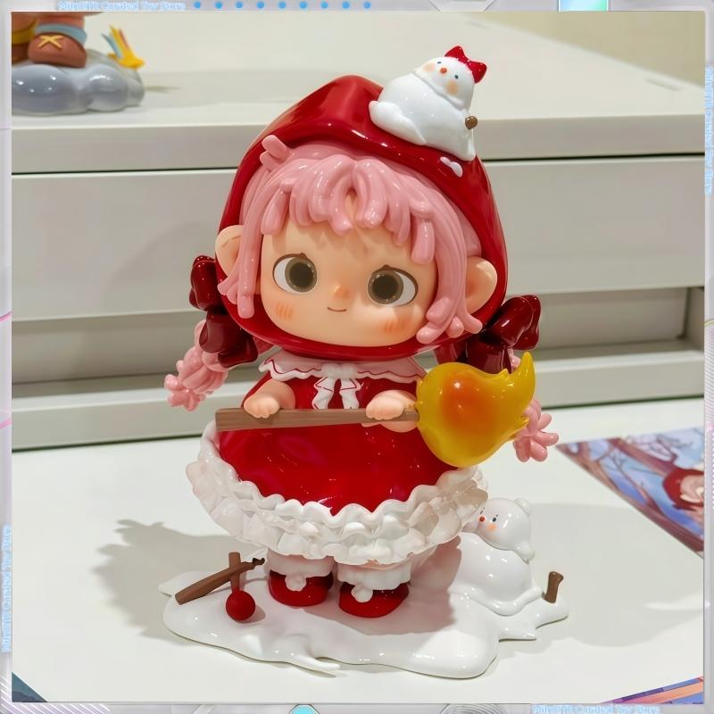 Dostępne i Autentyczne Fufu "Miasto Zmierzchowego Blasku" 3. Generacja - Figurka Trendy z Niespodzianką Urocza Dziewczynka z Kręconymi Włoskami Prezent i Dekoracja