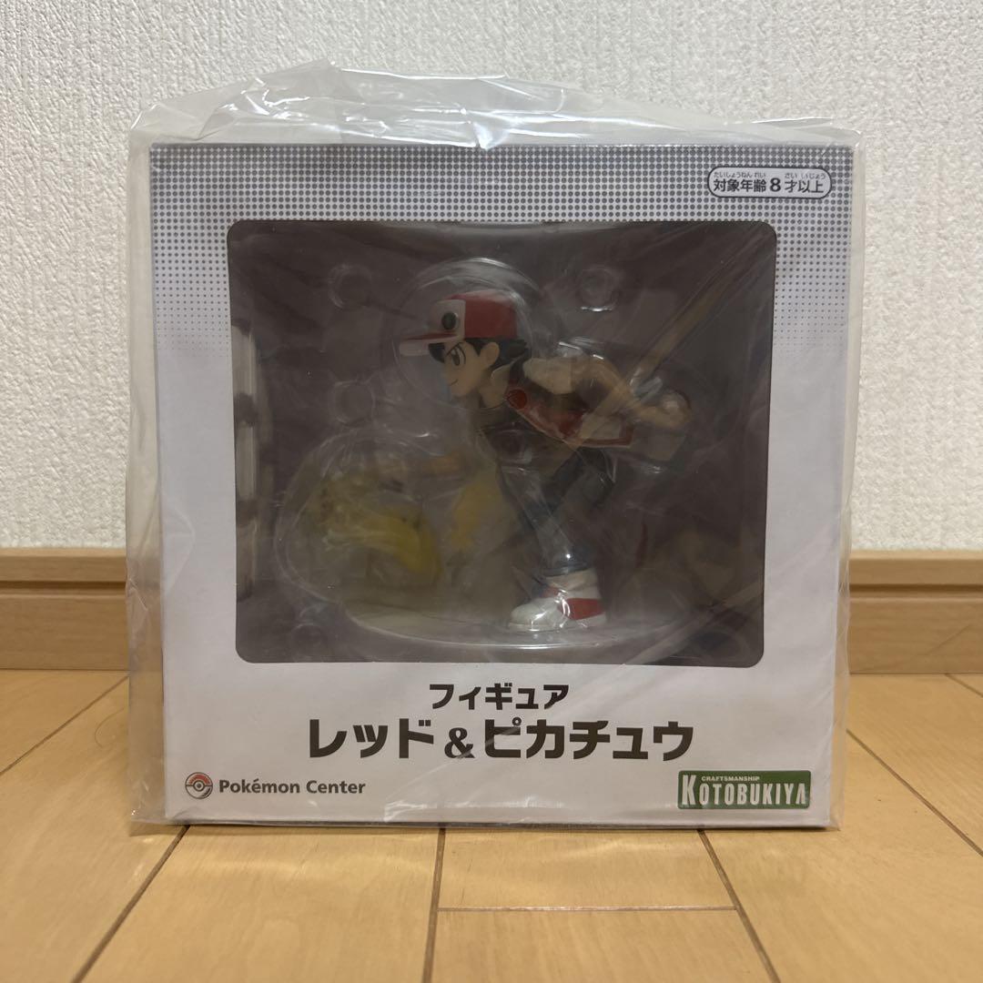 

[USED] 2019 Pokémon Center Exclusive Kotobukiya Figure Red & Pikachu