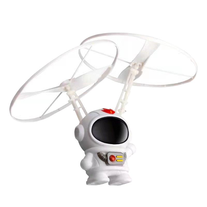 Rotatable Luminous Astronaut Aircraft Toy for Kids