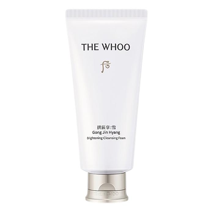 The History of Whoo Gongjinhyang Seol Brightening Cleansing Foam – Radiant Whitening Purifying Face Wash for Clear & Luminous Skin, Korean