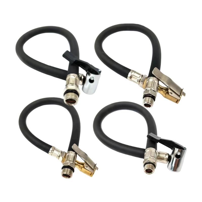 Extension Tire Inflator Hose, With Quick Release Button,Air Pumps Pipe Tube Quick Inflation Chuck Adapter