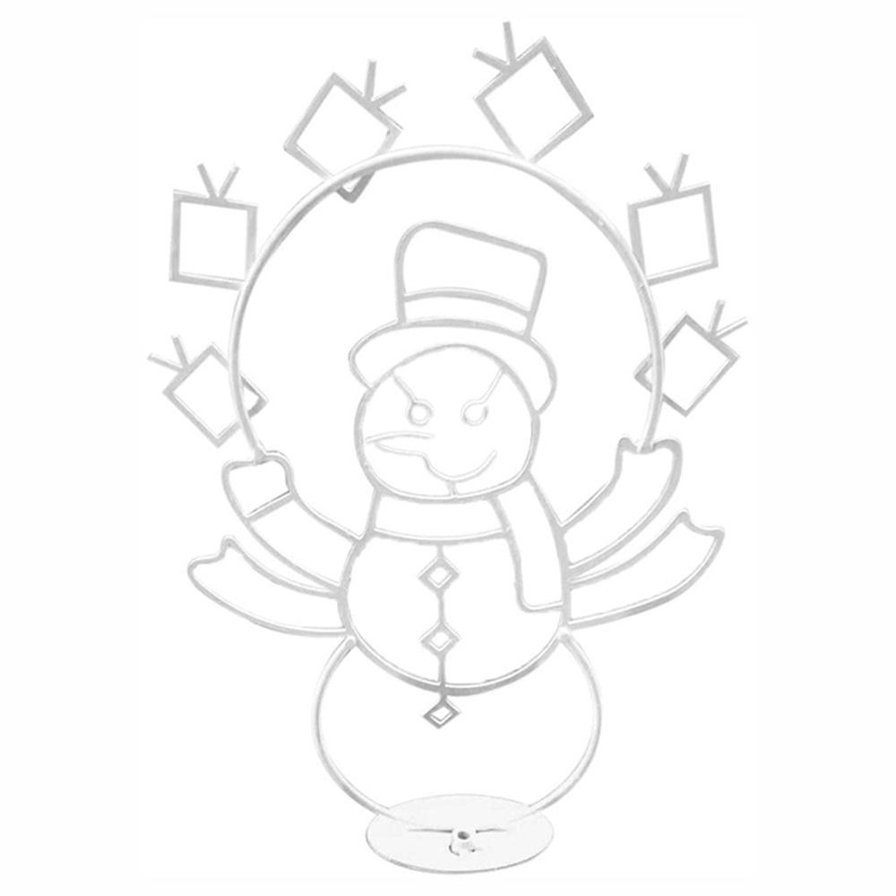 NEW Animated Christmas Lights Snowball Fight Active String Frame Decor Glowing