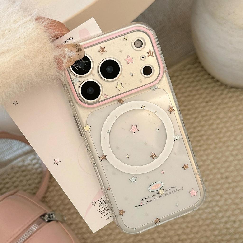 Creative Apple Magnetic Phone Case Compatible with iPhone 16, iPhone 17, and iPhone 17 Pro Max