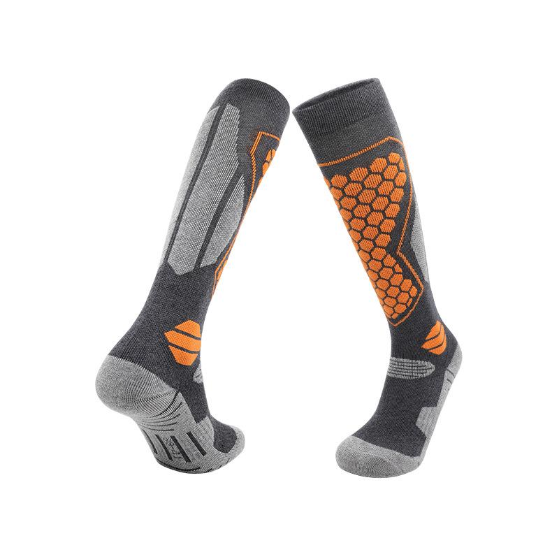 Autumn And Winter Popular Warm Ski Socks Piled Thickened Merino Wool Socks Snow Socks Men S Towel Bottom Snow Socks Children s m code (34-38)