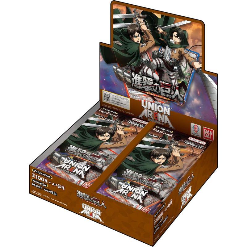 

BANDAI Union Arena Attack On Titan UA23BT Коробка-усилитель TCG ОФИЦИАЛЬНЫЙ В ЯПОНИИ