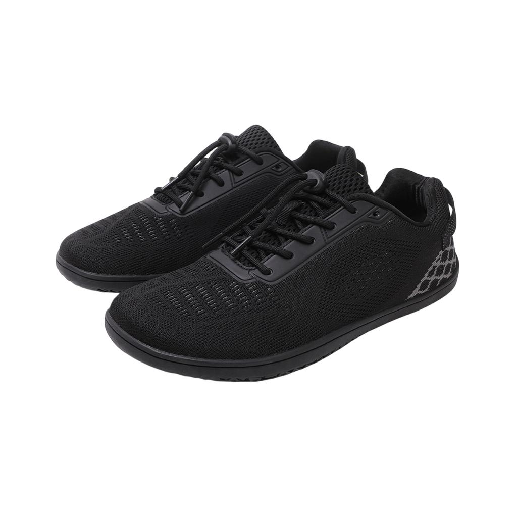 Unisex Casual Lace-Up Round Toe Sneakers Lightweight Breathable Mesh Upper Flexible Sole Comfortable Fit Suitable for Wide Feet