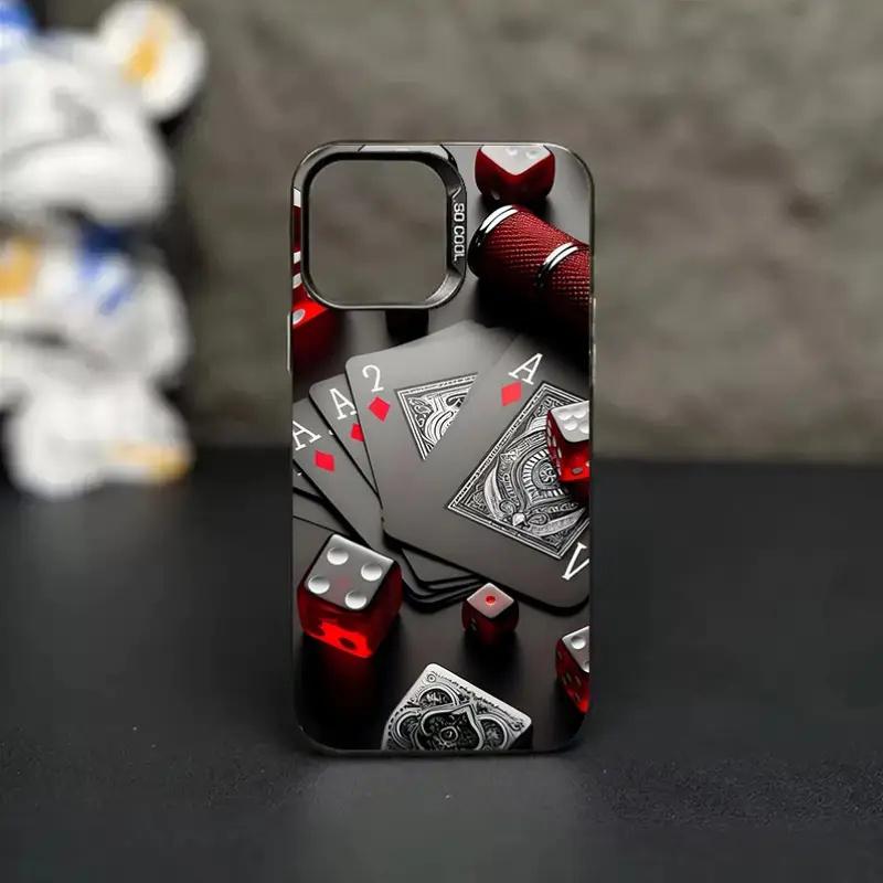 Fashion Poker Design Phone Case for  Poco X6 X5 F5 F6 M6 X7 Pro Mi 14T 14 13T 13 12T 12 11 Lite 5G Cool IMD Material Cover