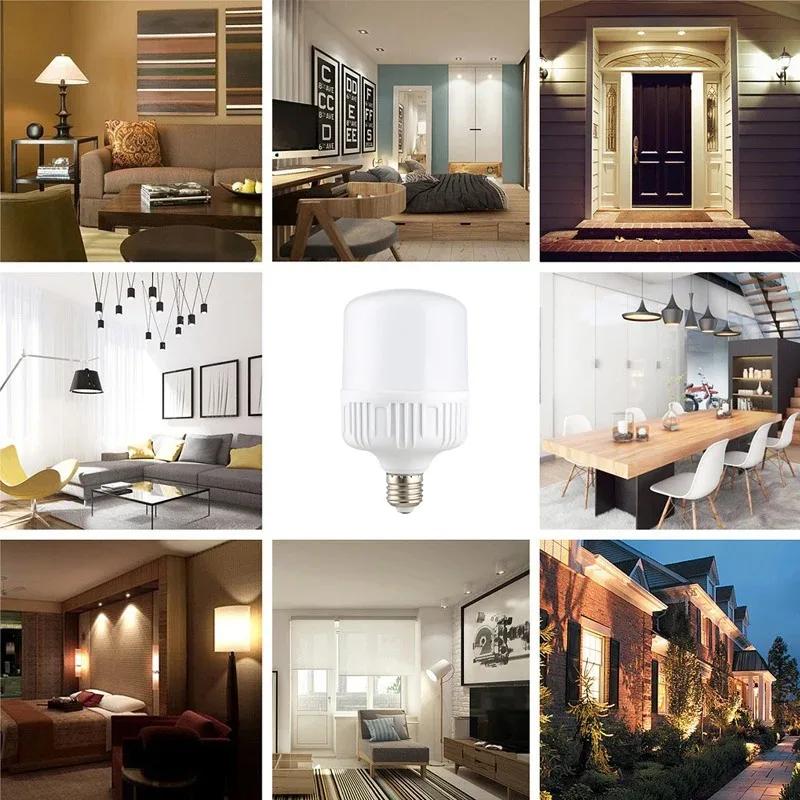 E27 Base LED Lamp 15W - 100W Replacement, Eco-Friendly 5000K Bright Light, Long-Lasting for Bedroom/Kitchen