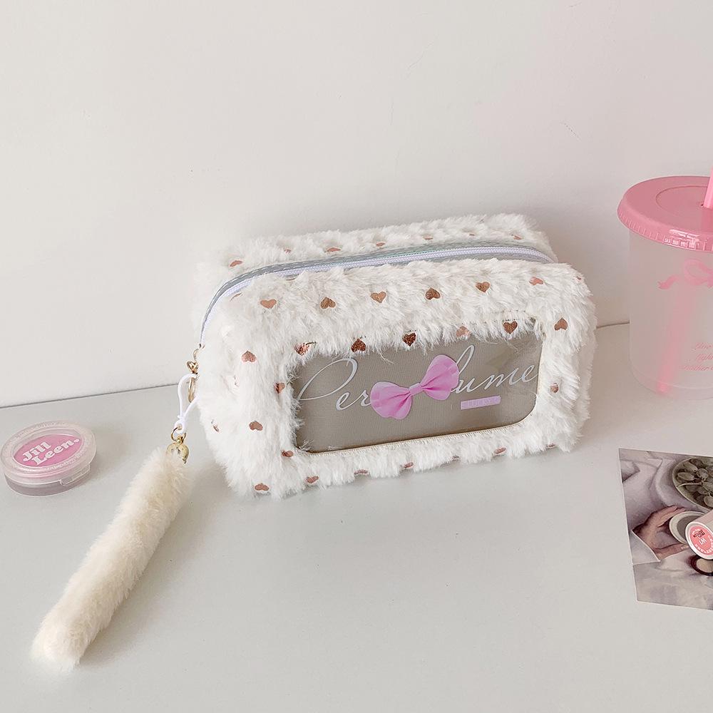 Portable Large-Capacity Makeup & Stationery Bag for Girls