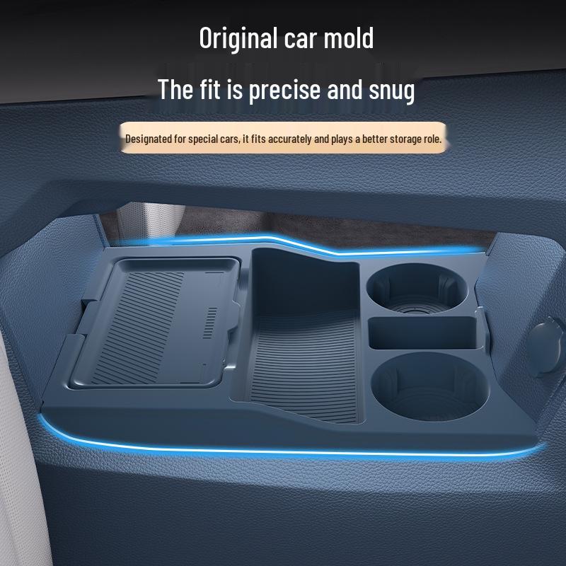 Applicable to Fengyun T9 Car Interior Double-Layer Partitioned Storage Box Accessory