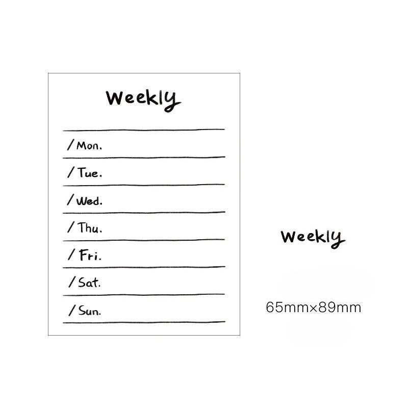 

50 листов Journamm Simplicity Милые стили Блок для заметок Украшение для скрапбукинга Офисные принадлежности Креативные канцелярские товары Планировщик Липкие заметки