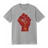 Liberation Theology Raised Fist Radical Christianity Christian Protest Social Justice Leftism Socialism T Shirt vintage Washed