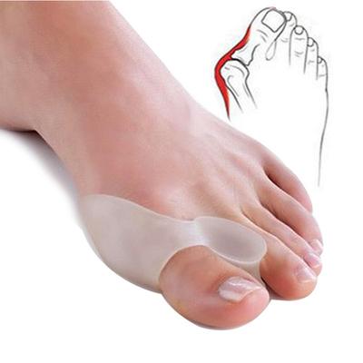 2PCS Silicone Gel Thumb Foot Toe Protector Separator Finger Adjuster Foot Care Tool