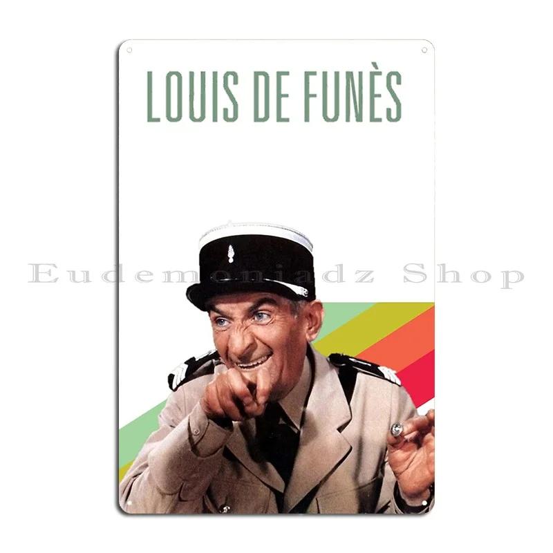 

Louis De Funes Grimace Metal Sign Wall Decor Pub Wall Decor Cinema Customized Tin Sign Poster 20x30cm