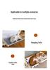 All-Season Cat Hammock: Cozy Bed for Window or Bedside Sunbathing