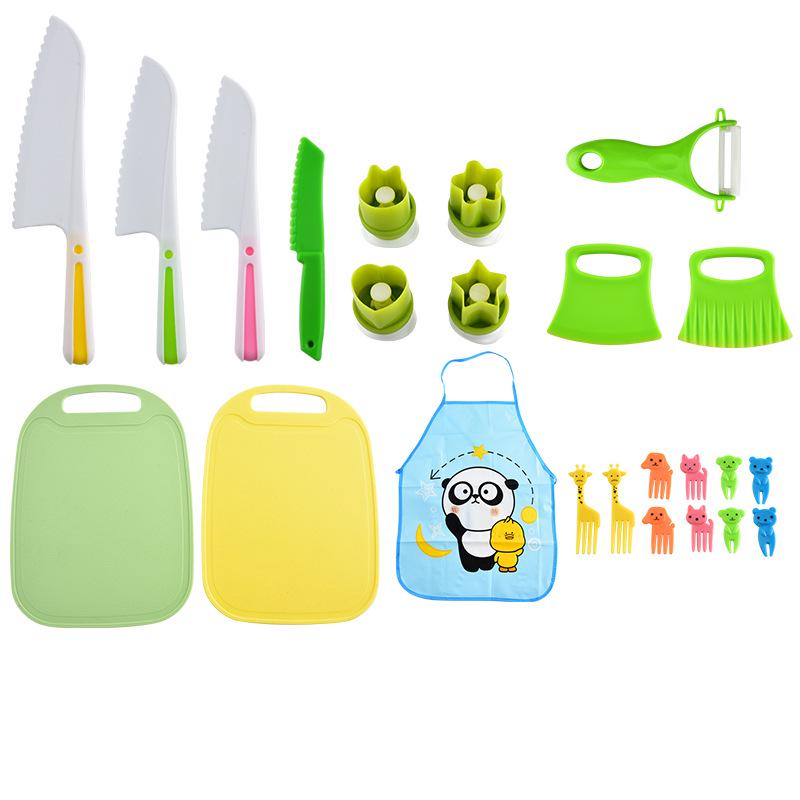 Montessori Kids' Safe Kitchen Utensils & Baking Toys Set