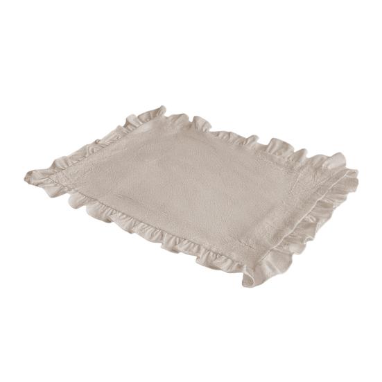 Yousheng Vintage Placemat Rectangle Placemat with Ruffle Dining Table Decoration Mat for Restaurant Home Dinner Party Tea Party Wedding