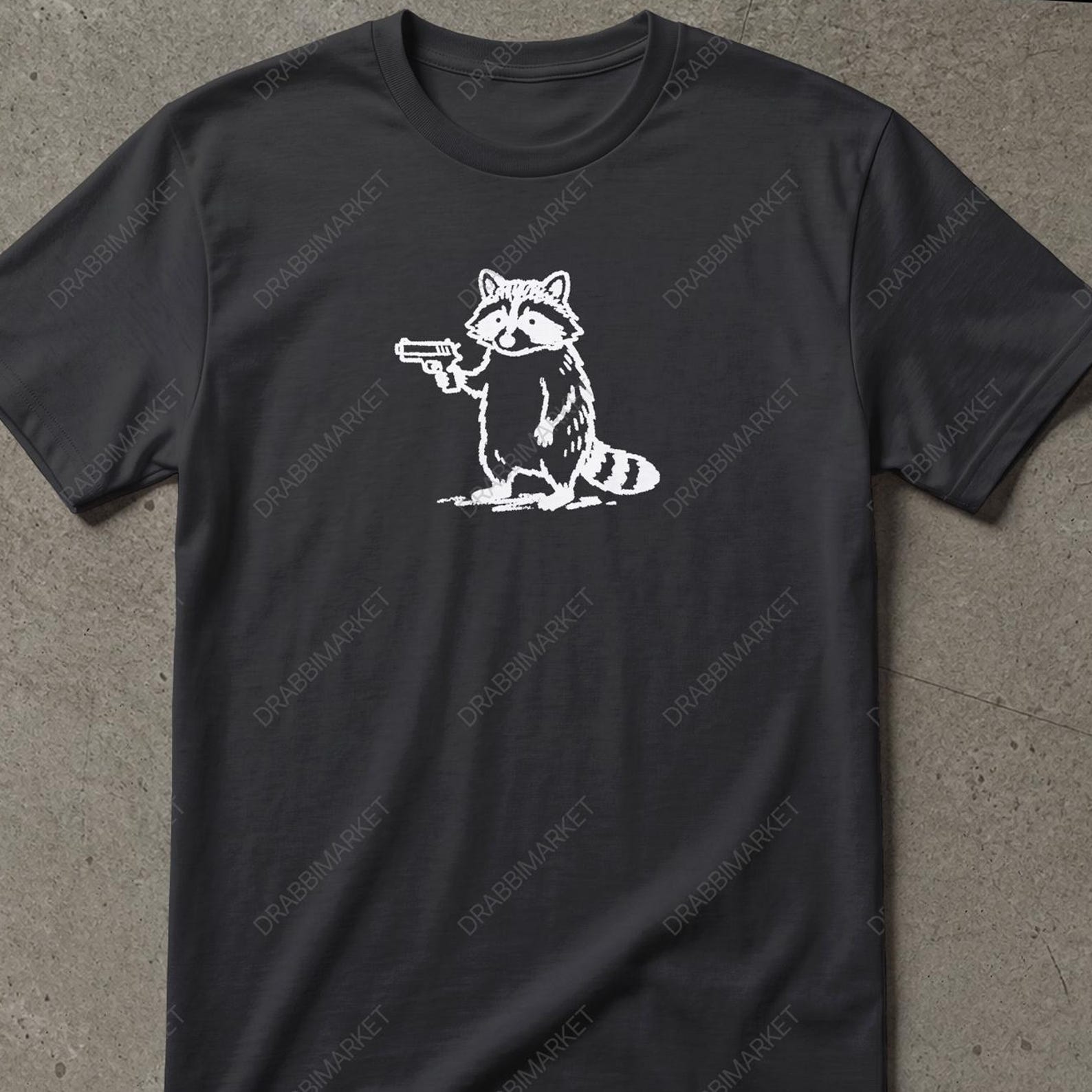 Vintage Raccoon Robber Shirt, Funny Meme Shirt, Funny Racoon Meme Shirt Vintage, Racoon Shirt, Y2K Tee Gifts For Friends, Robber Shirt S
