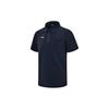 Li Ning Polo Shirts Men's Ink Blue Polo Collar Moderate Straight Fit APLS227-2