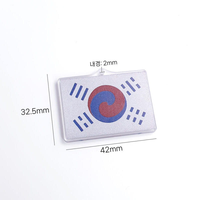 Korean Traditional Keychain Denny Taegeukgi Pendant Accessory Accessories