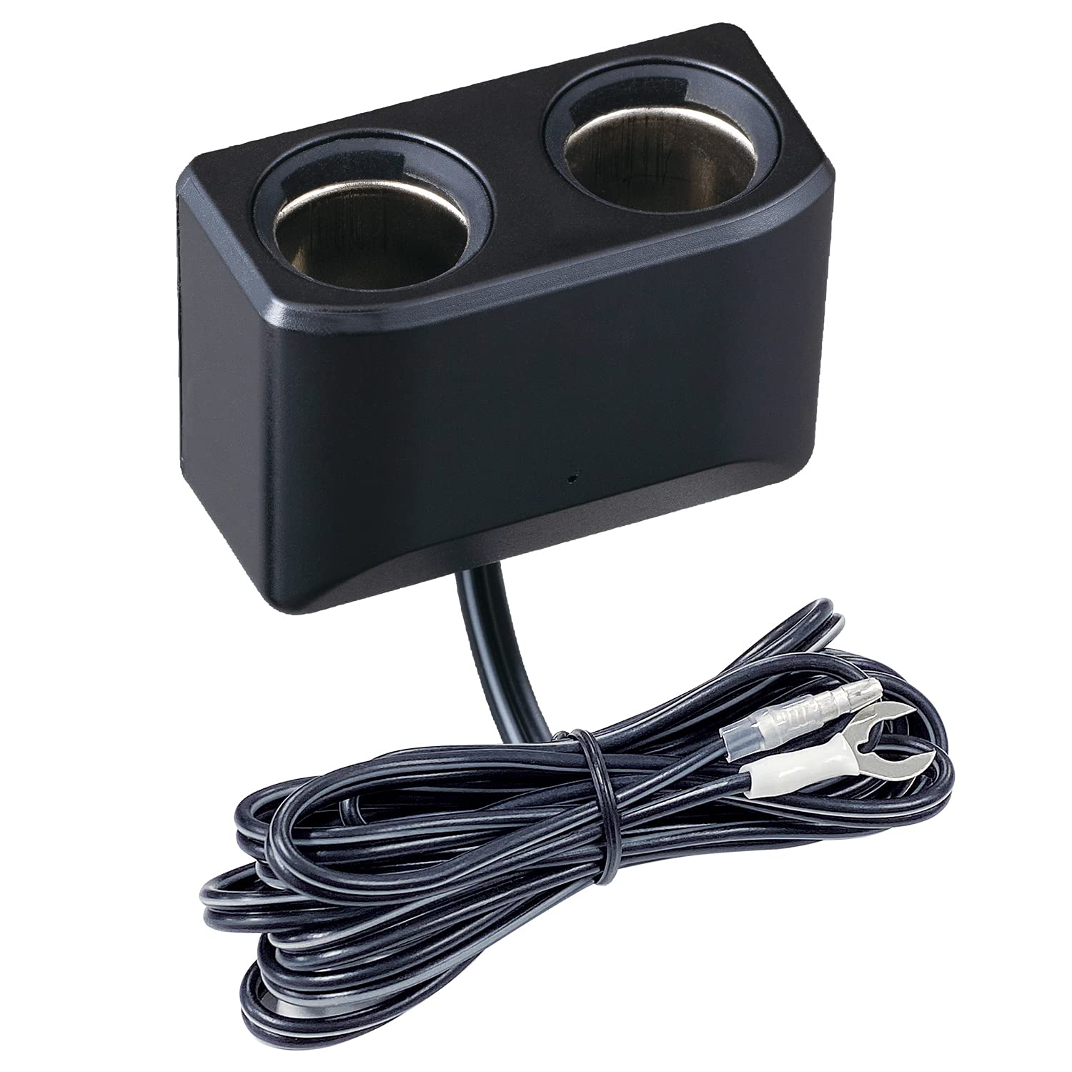 

SEIWA Car Interior Supplies, Power Socket, 2 IMP077, Prevents Plug Disconnection, Compatible with 12V/24V Vehicles, Approx. 2m, For Mounting Drive 2 sockets 2m