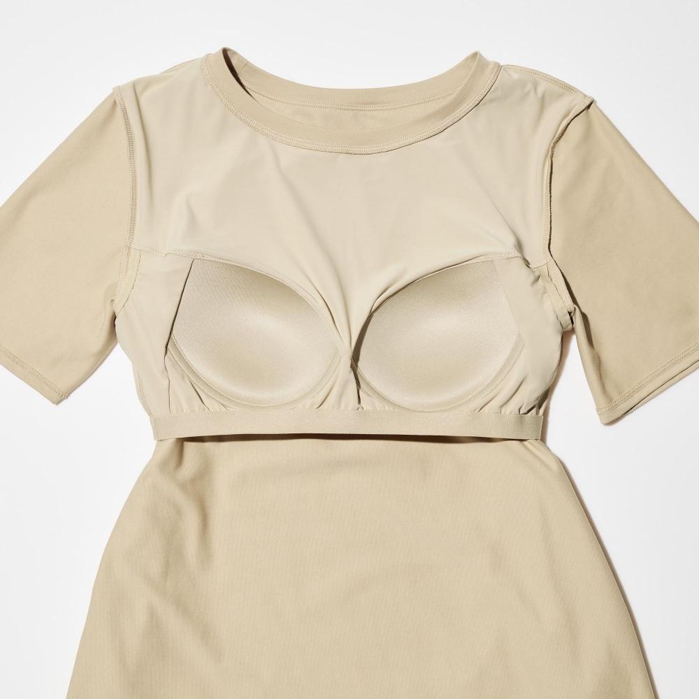 Buy Uniqlo Airism Cotton Bra Dress Short Sleeve at affordable