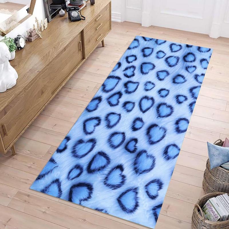 Klassiek Luipaardprint Runner Kleed Bruin Zwart Kunstbont Luipaardpatroon Tapijt Hal Slaapkamer Boerderij Huisdecoratie 40x120cm Felt