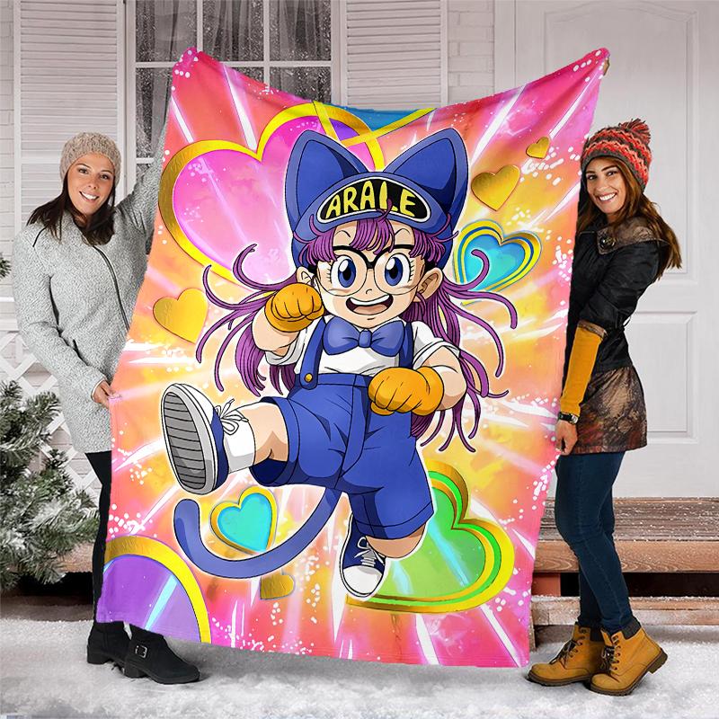 Arale Printed Throw Blanket—soft,warm;versatile Blanket for All Seasons—perfect As &air-conditioning Throw,nap Blanket