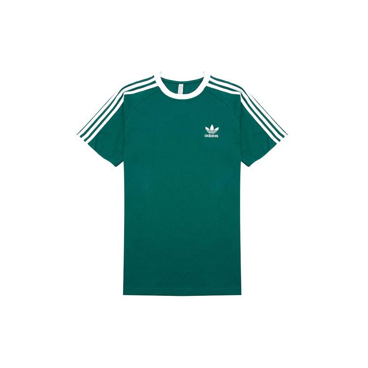 Мужская футболка Adidas Originals 3 Stripes Изумрудно-зеленая HE9546 XS