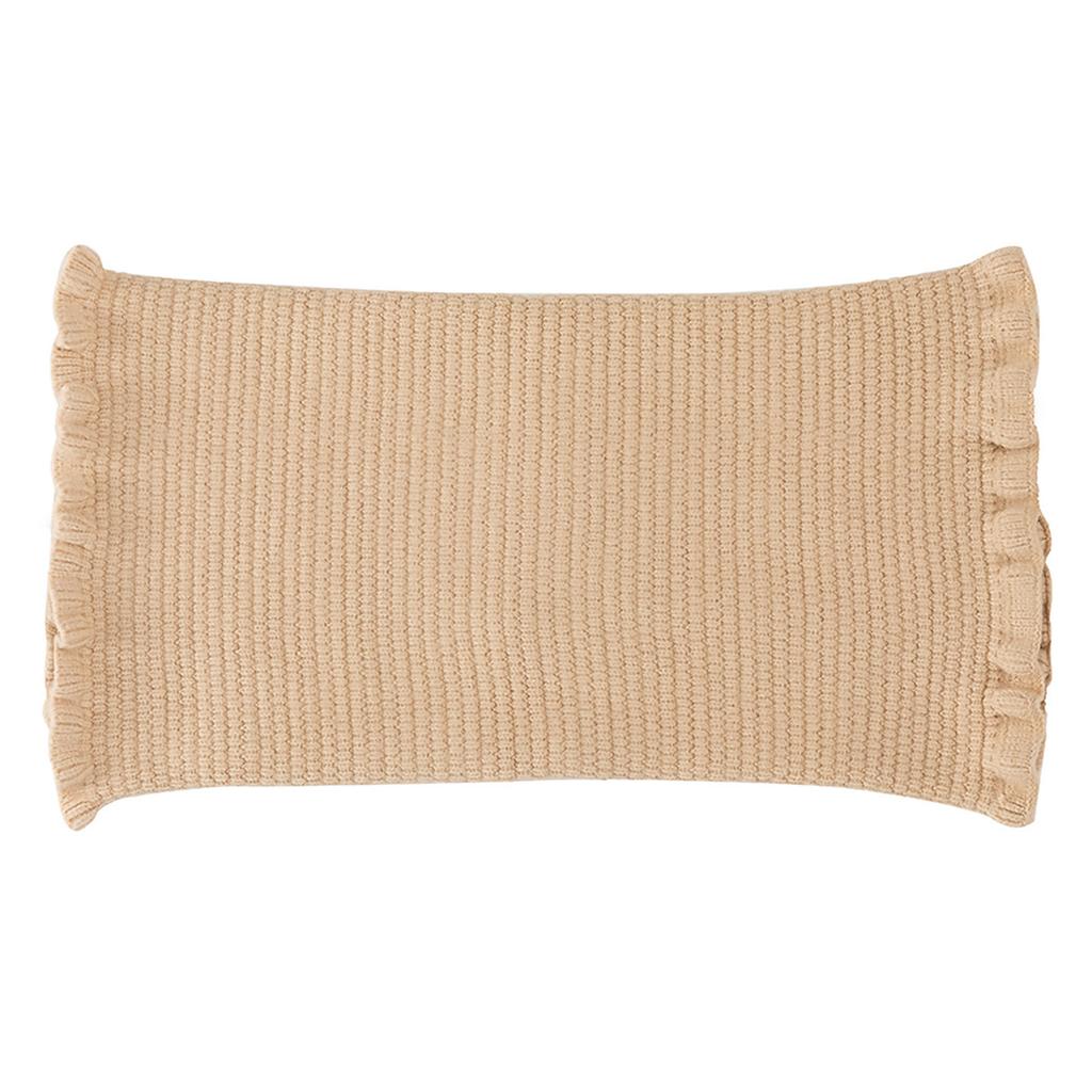 Femei Iarnă Tricotat Volan Guler Fals Elegant Detașabil Pulover Eșarfă Wrap Gât Cald Bandă de Păr