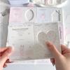 10Pcs/Pack Hollow Window Folding Back Card Kpop 3 Inch Photocard Holder Diy Small Card Decorative Packaging Material