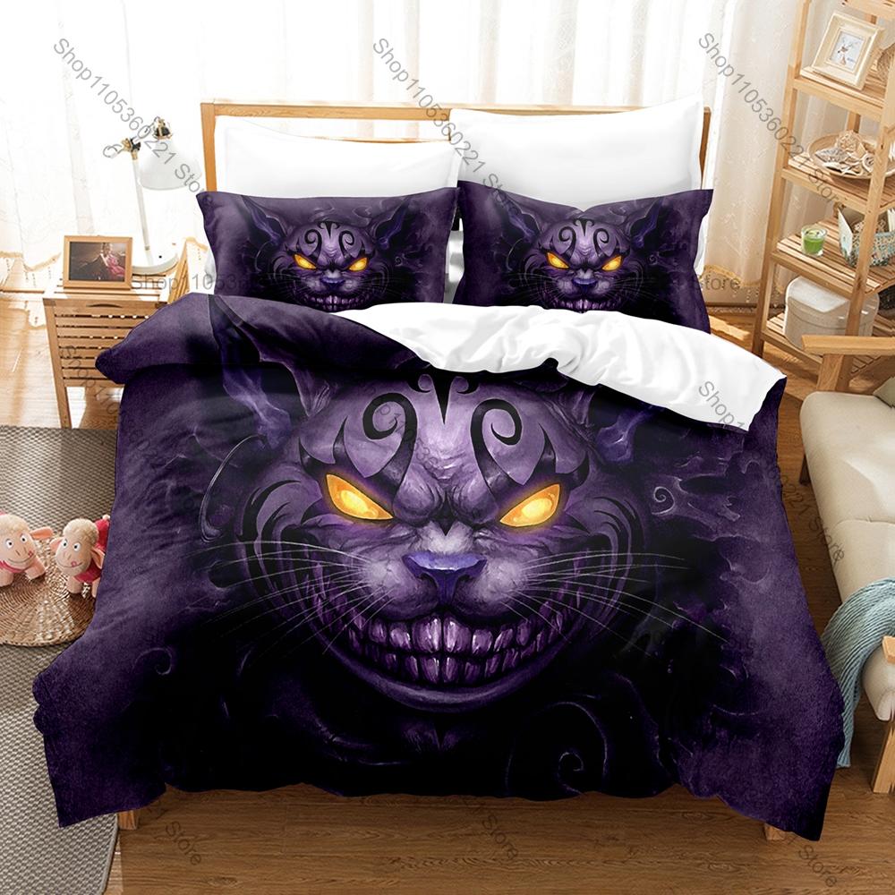 Personality Alice Madness Returns Bedding Set New Duvet Cover Pillowcase Dark Fantasy Game Theme Bed Set Single Twin Full Queen