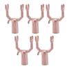 5Pcs Clothes Hook Pole Fork Heavy Duty Aluminum Alloy Universal Clothing Hanger Reacher Hook Head Replacement Accessories