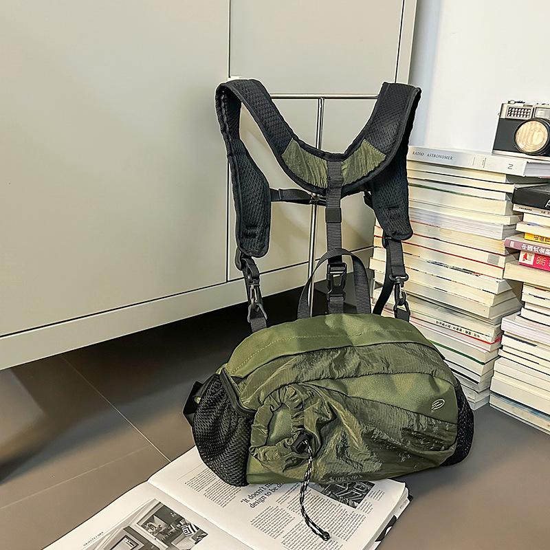 

Рюкзак Тренд нейлоновая сумка Повседневная женская нагрудная сумка Сумка-кроссбоди для путешествий Новый рюкзак через плечо зелёный