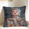 Singer M-Madonna Pillowcases Kawaii Pillow Case For Living Room Sofa Graphic Pillow Cover