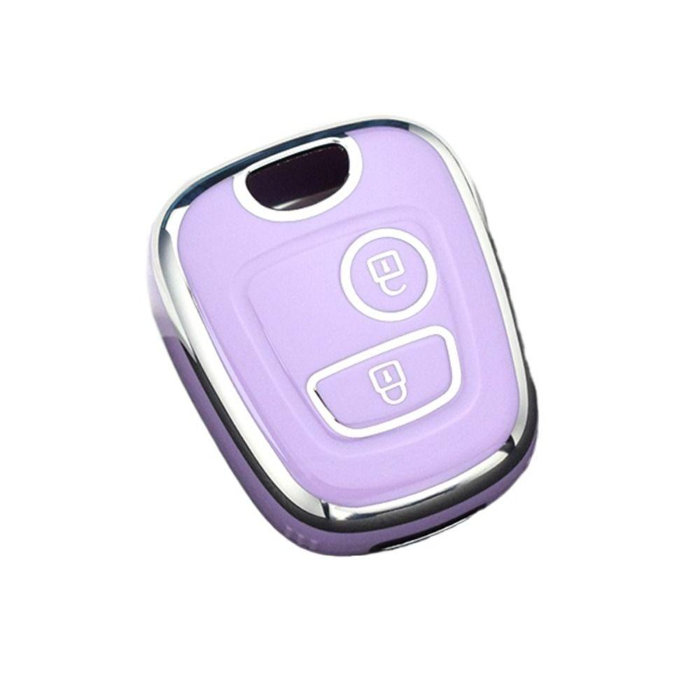 TPU Key Case Cover for Citroen C1 C4 For Peugeot 106 107 206 207 306 307 Car Accessories
