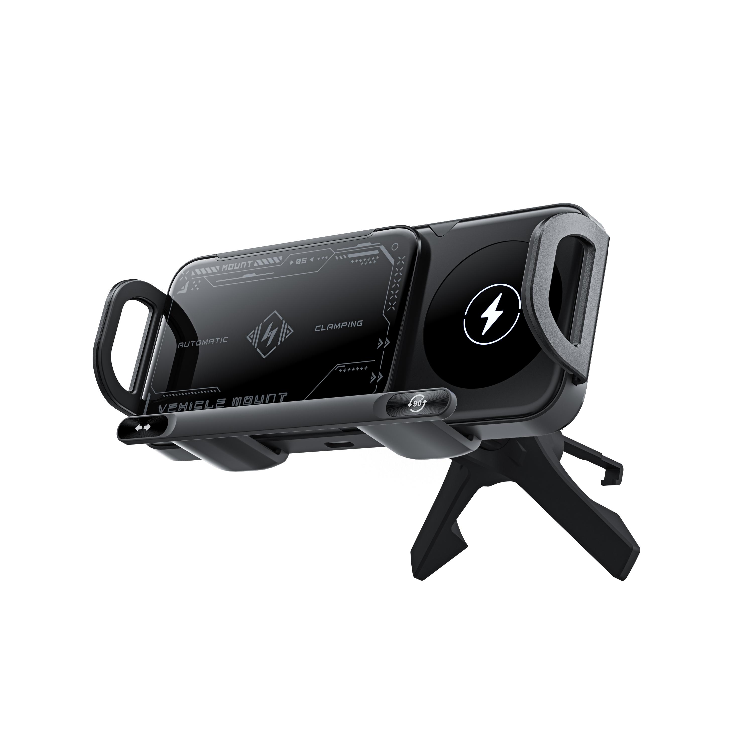 

Car Wireless Charger Dual Coil Fold Screen Car Fast Charging Stand for Samsung Galaxy Z Fold 6 Flip 3 Air Vent Car Phone Holder