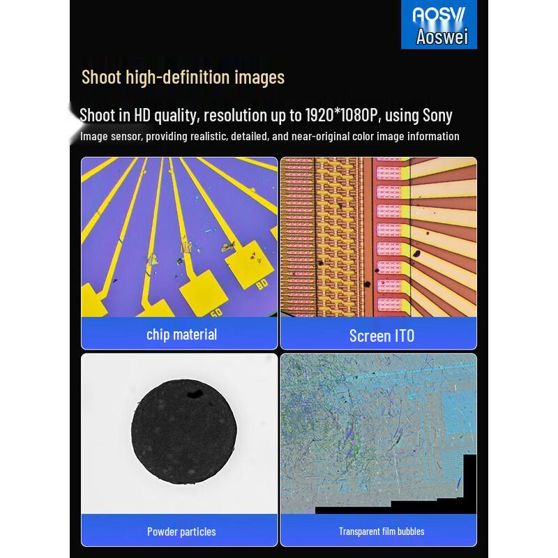 AOSVI Digital Microscope with HD Camera and Screen