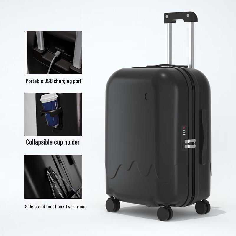 Traveler LTZ 507 Lightweight Ice Cream Zipper Luggage 20 inch