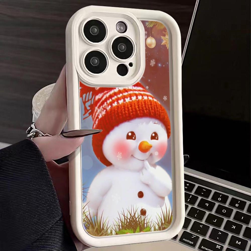 Ae110 Merry Christmas Phone Cases for Samsung A54 A14 A05s A55 A53 A15 S23 S24 Ultra S25 Plus A35 S20 FE A25 Angel Eye Ladder Protective Cover