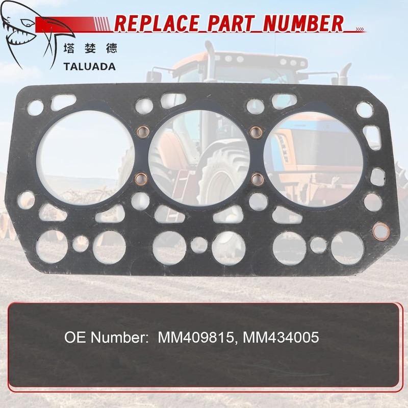 Cylinder Head Gasket MM409815 MM434005 1PC Engine Cylinder Gasket For K3D K3E K3F Engine S245 S255 Tractor MS02M Excavator