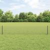 VidaXL Welded Wire Fence with 11 Grey U-Posts 0.4x25 M Steel 3336583