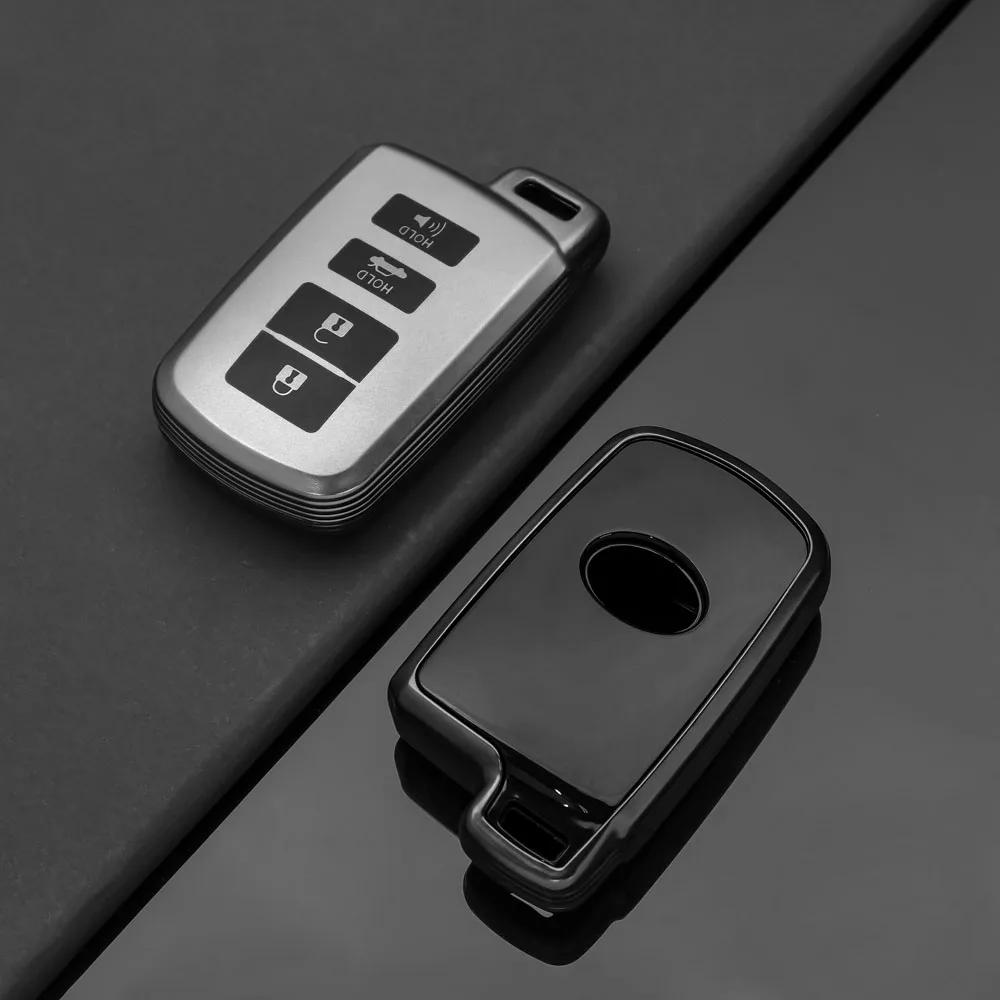 Soft Tpu Car Key Case For Toyota Prius Plus Auris Avalon Verso Rav 4 Corolla 2013 Yaris Hybrid 2Buttons Remote Keychain