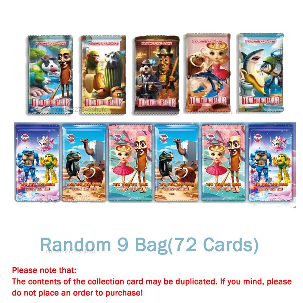 Tung Tung Tung Sahur Tralalero Tralala Card Game Toy Trading Cards  Italian Brainrot Collection Cards for Children Holiday Gifts