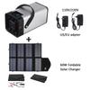 200W Powerbanka Přenosný solární generátor Zásoba energie Mobilní napájecí zdroj Venkovní UPS Baterie
