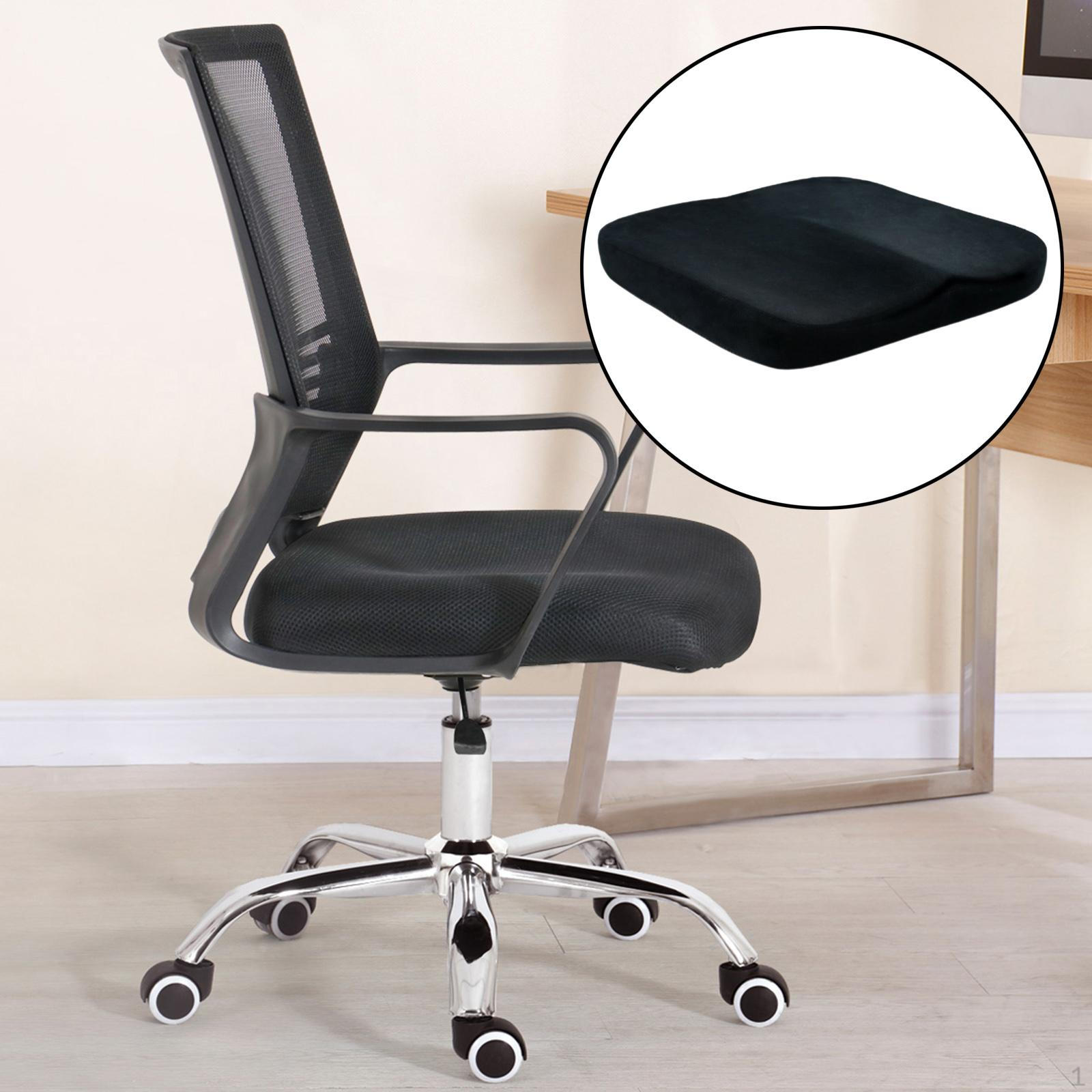 Seat Cushion with Anti-Slip Bottom for Enhanced Comfort Black Velvet 2140₽